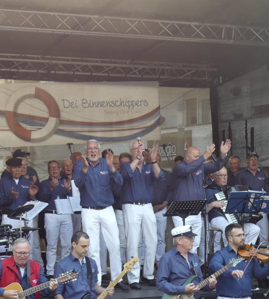 Der Chor bei einem Auftritt