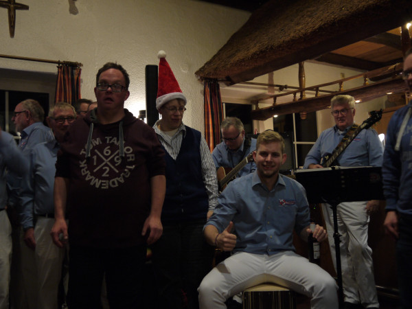 Weihnachtsfeier mit der Integrationsgruppe